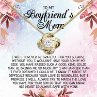 Thumbnail for Boyfriend's Mom Necklace: A Heartfelt Gift for the Woman Who Raised Him