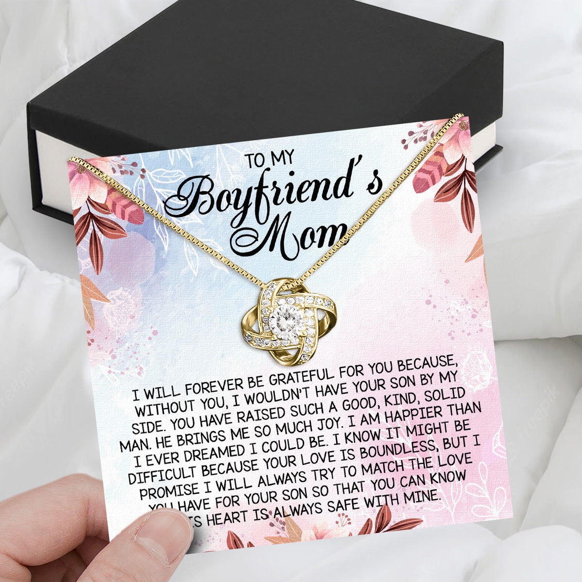 Boyfriend's Mom Necklace: A Heartfelt Gift for the Woman Who Raised Him