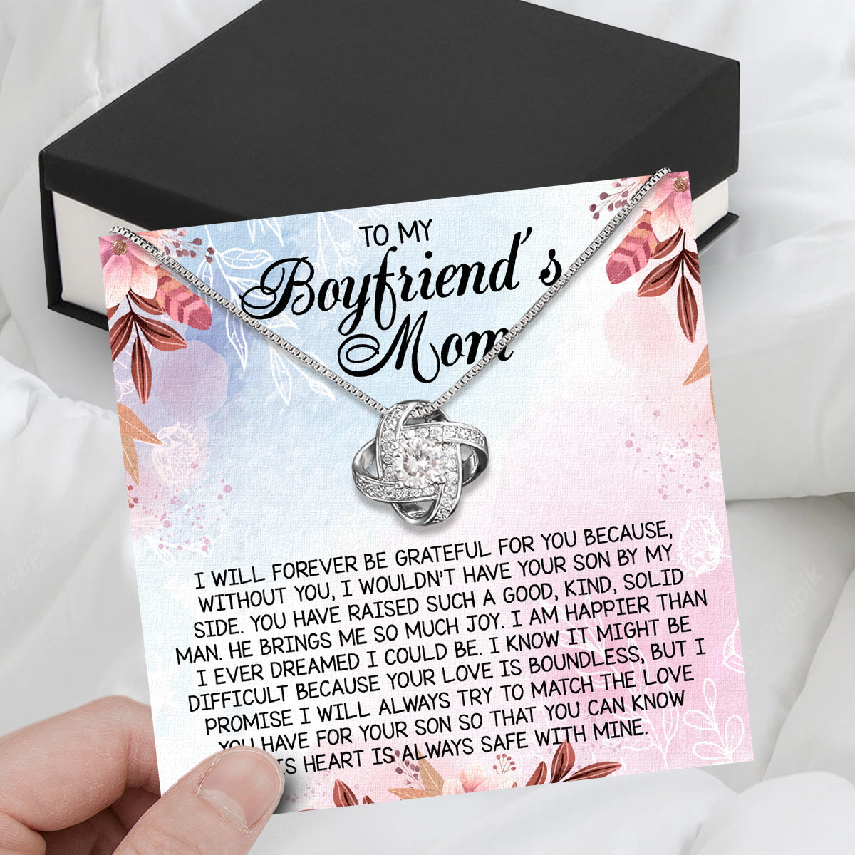 Boyfriend's Mom Necklace: A Heartfelt Gift for the Woman Who Raised Him