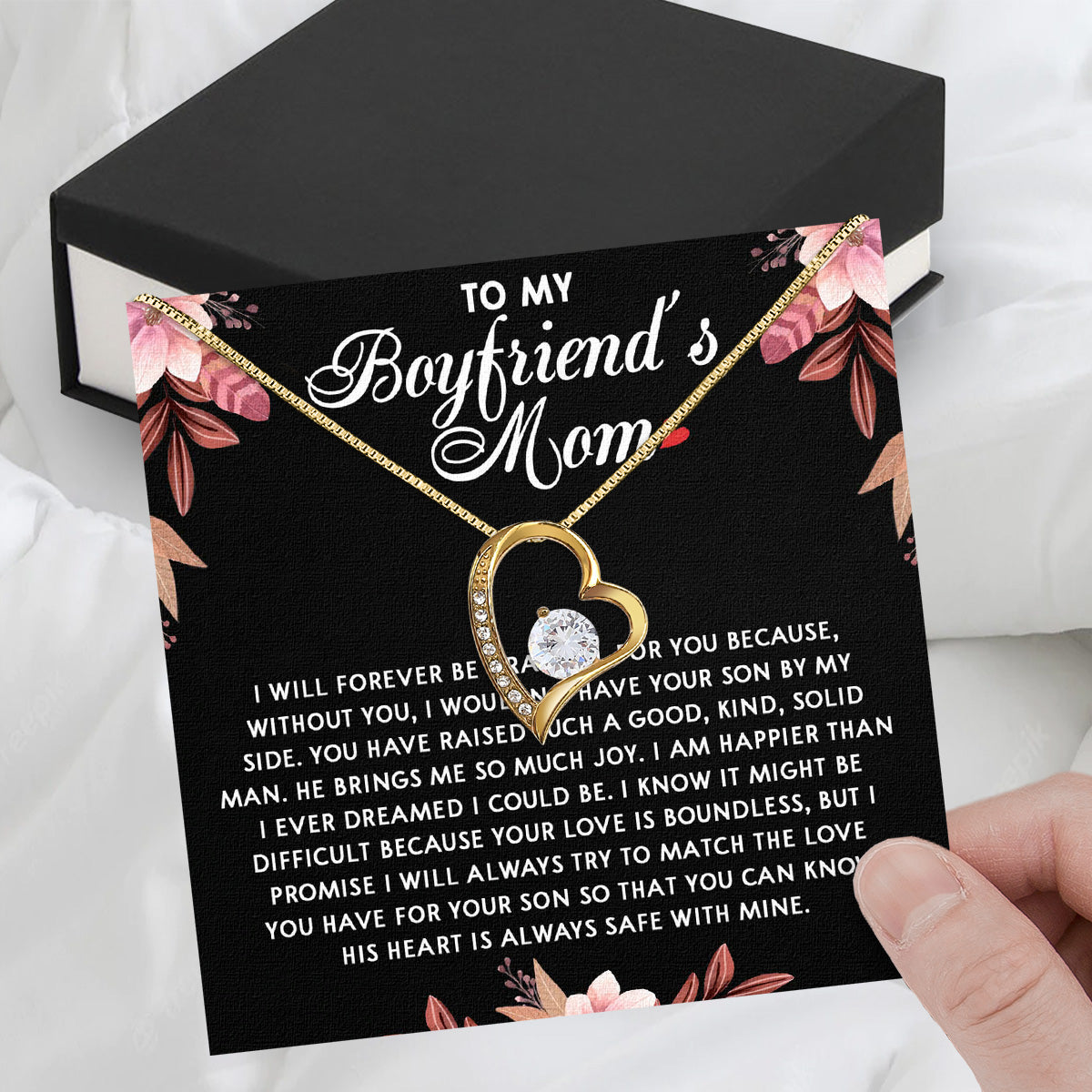 Boyfriend's Mom Necklace: A Heartfelt Gift for the Woman Who Raised Him