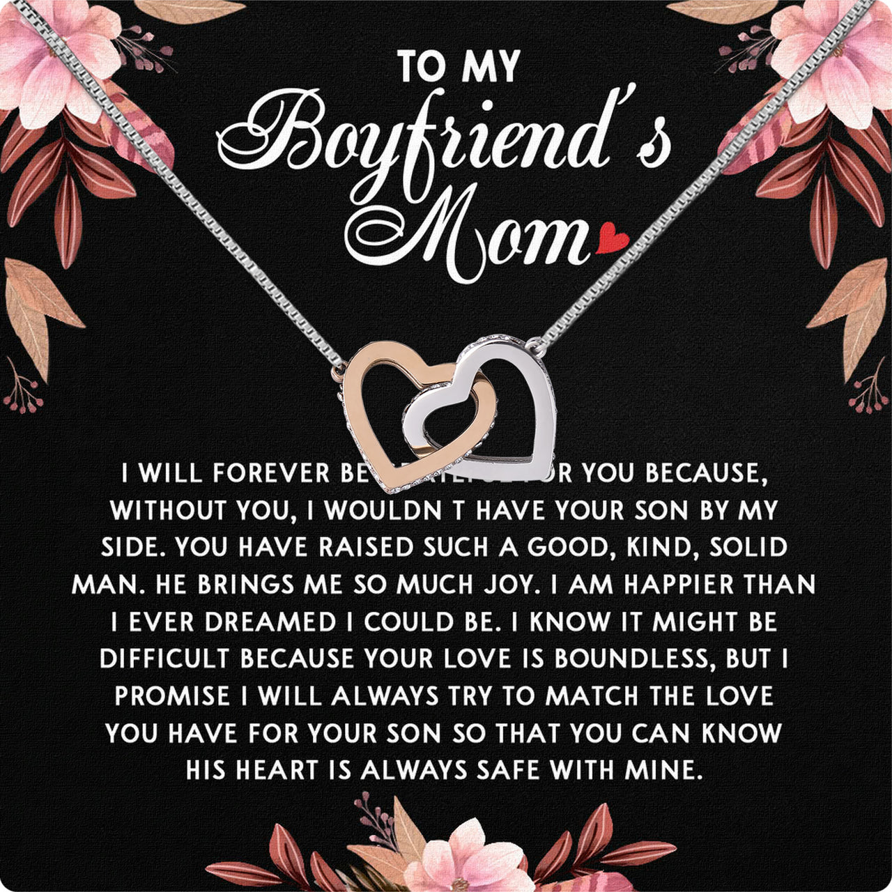 Boyfriend's Mom Necklace: A Heartfelt Gift for the Woman Who Raised Him