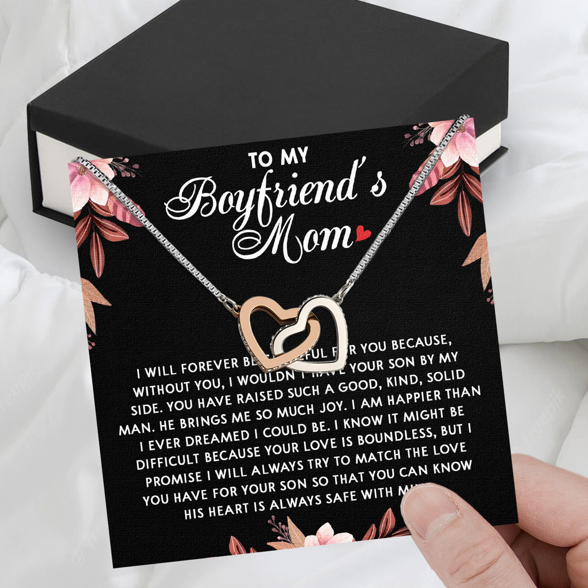 Boyfriend's Mom Necklace: A Heartfelt Gift for the Woman Who Raised Him