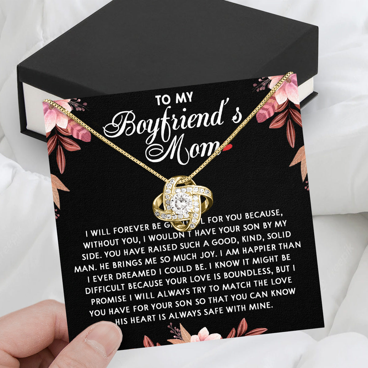 Boyfriend's Mom Necklace: A Heartfelt Gift for the Woman Who Raised Him