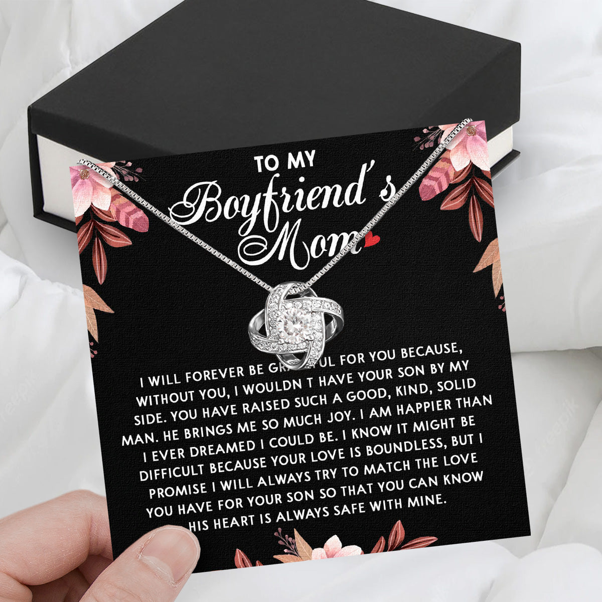 Boyfriend's Mom Necklace: A Heartfelt Gift for the Woman Who Raised Him