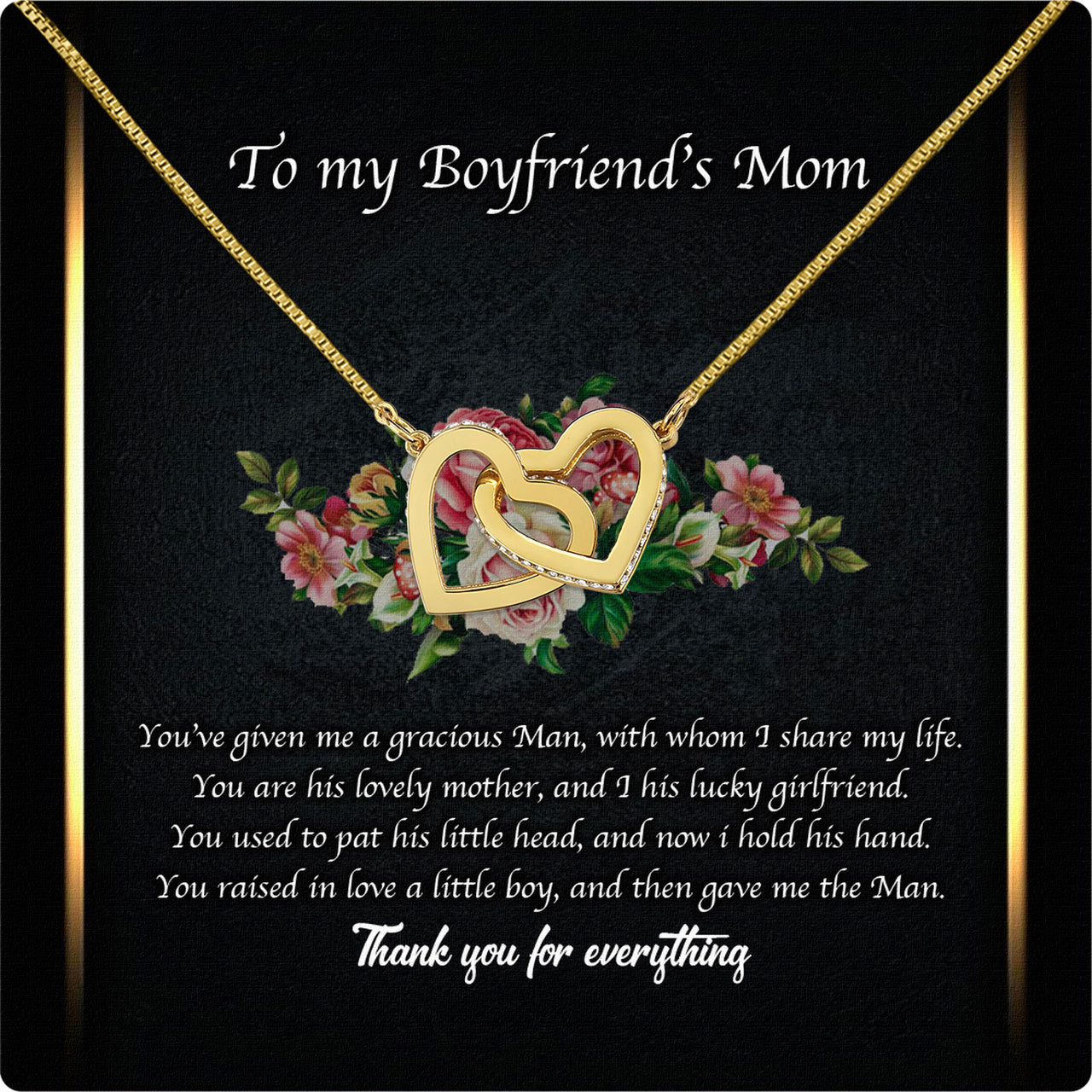 Boyfriend’s Mom Necklace: A Heartfelt Gift for the Woman Who Raised Him