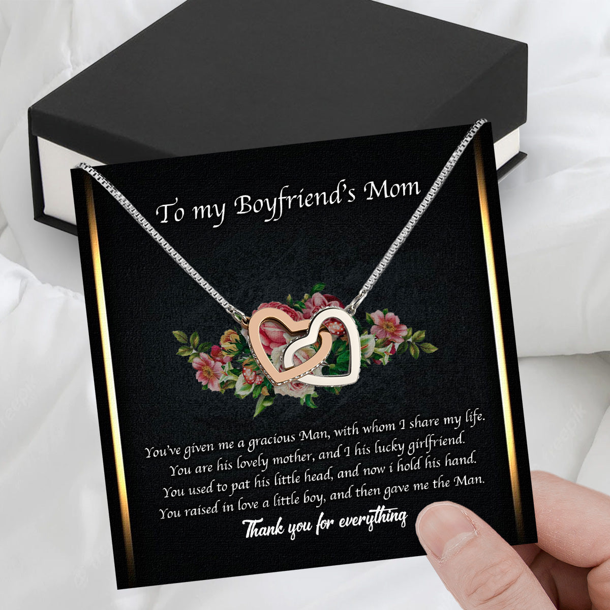 Boyfriend’s Mom Necklace: A Heartfelt Gift for the Woman Who Raised Him