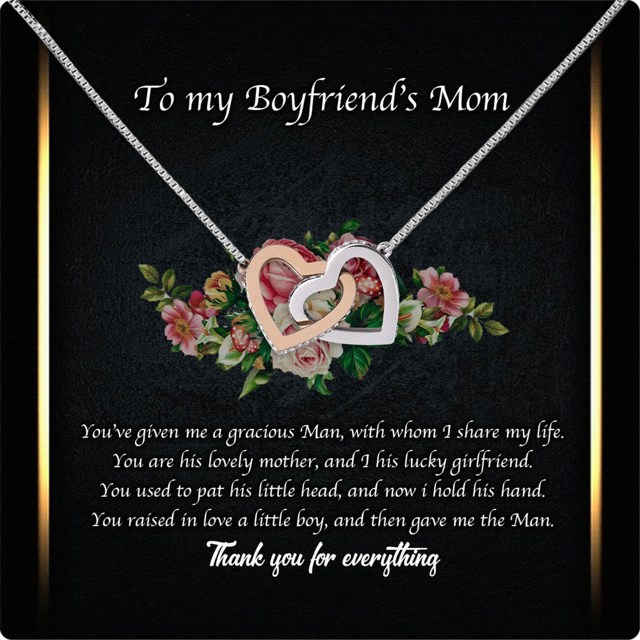 Boyfriend’s Mom Necklace: A Heartfelt Gift for the Woman Who Raised Him