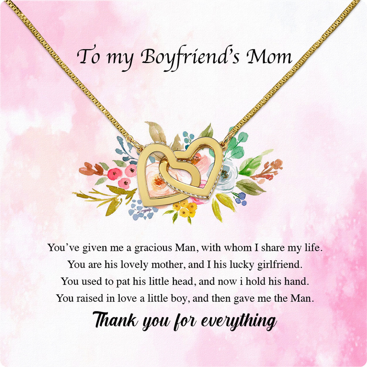 Boyfriend’s Mom Necklace: A Heartfelt Gift for the Woman Who Raised Him