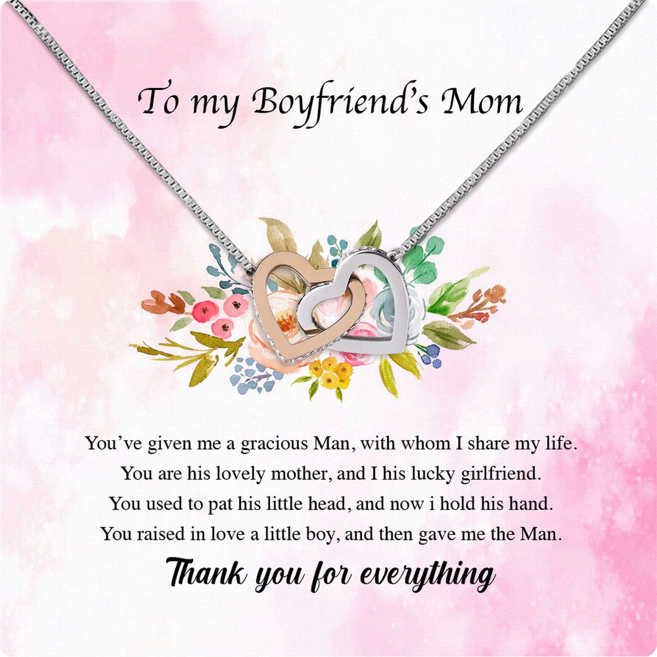 Boyfriend’s Mom Necklace: A Heartfelt Gift for the Woman Who Raised Him