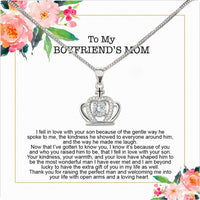 Thumbnail for Boyfriend's Mom Necklace: A Heartfelt Gift for the Woman Who Raised Him