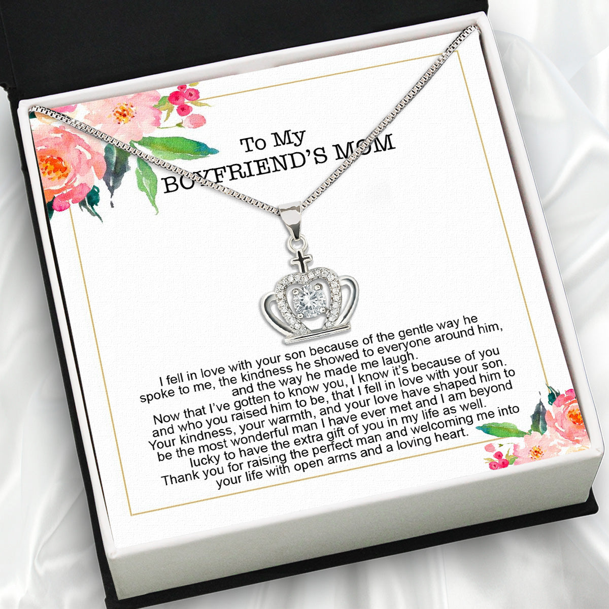 Boyfriend's Mom Necklace: A Heartfelt Gift for the Woman Who Raised Him