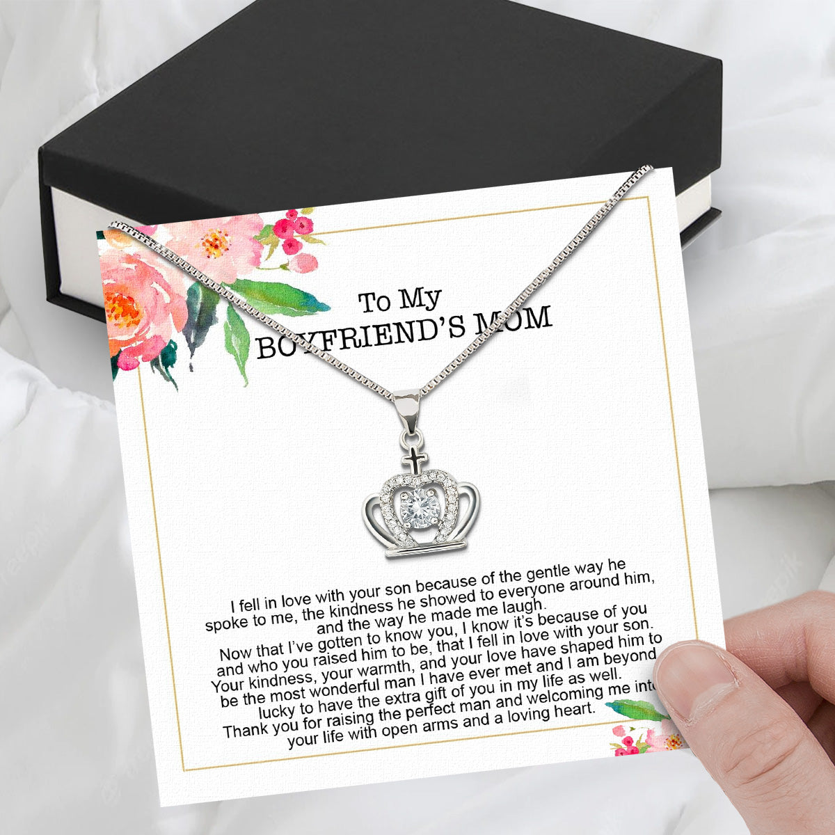 Boyfriend's Mom Necklace: A Heartfelt Gift for the Woman Who Raised Him