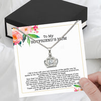 Thumbnail for Boyfriend's Mom Necklace: A Heartfelt Gift for the Woman Who Raised Him