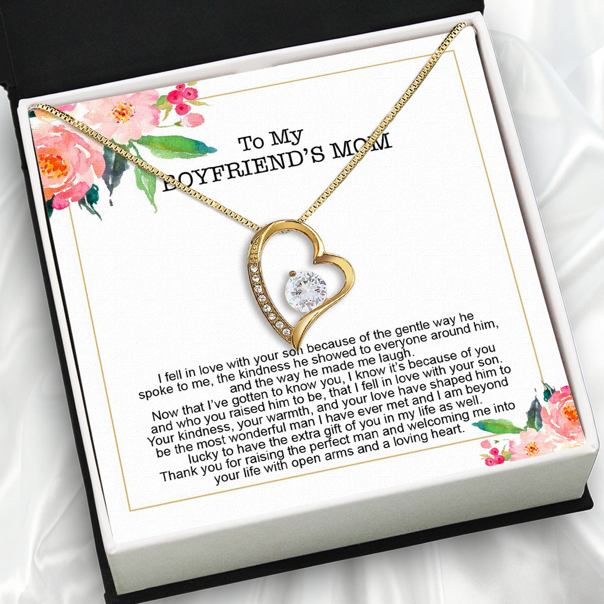 Boyfriend's Mom Necklace: A Heartfelt Gift for the Woman Who Raised Him