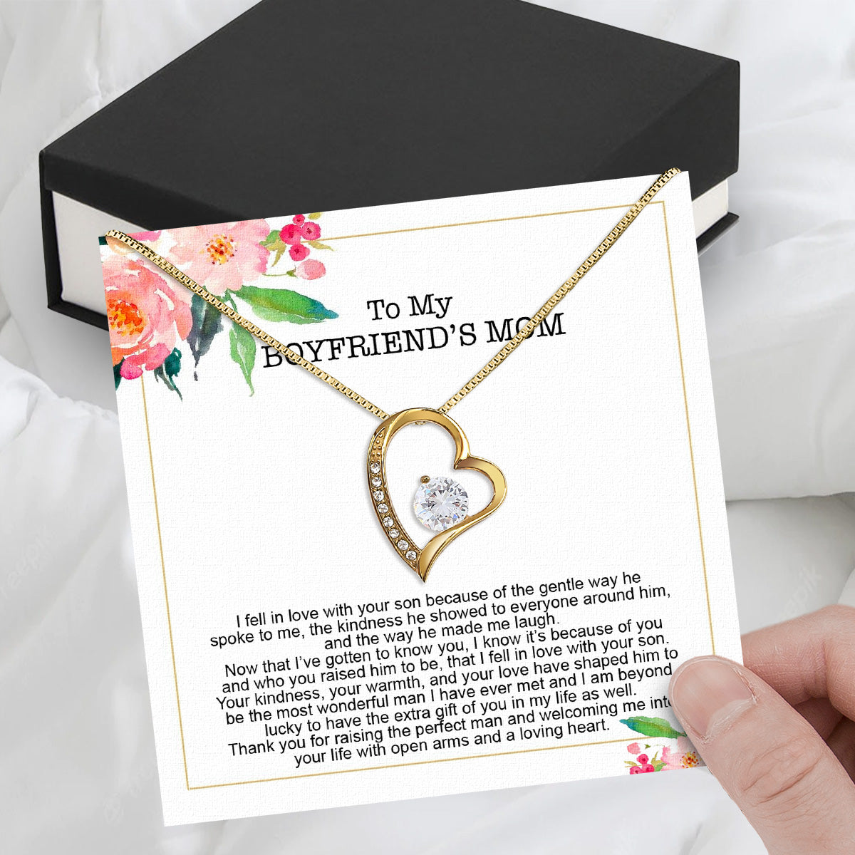 Boyfriend's Mom Necklace: A Heartfelt Gift for the Woman Who Raised Him