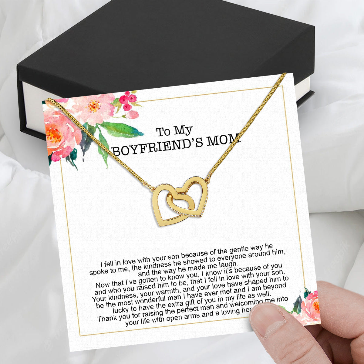 Boyfriend's Mom Necklace: A Heartfelt Gift for the Woman Who Raised Him