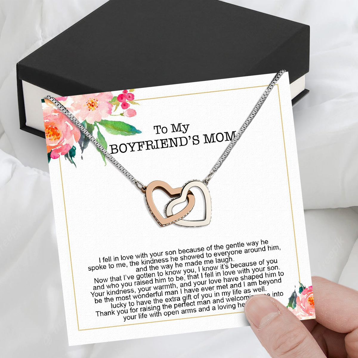 Boyfriend's Mom Necklace: A Heartfelt Gift for the Woman Who Raised Him