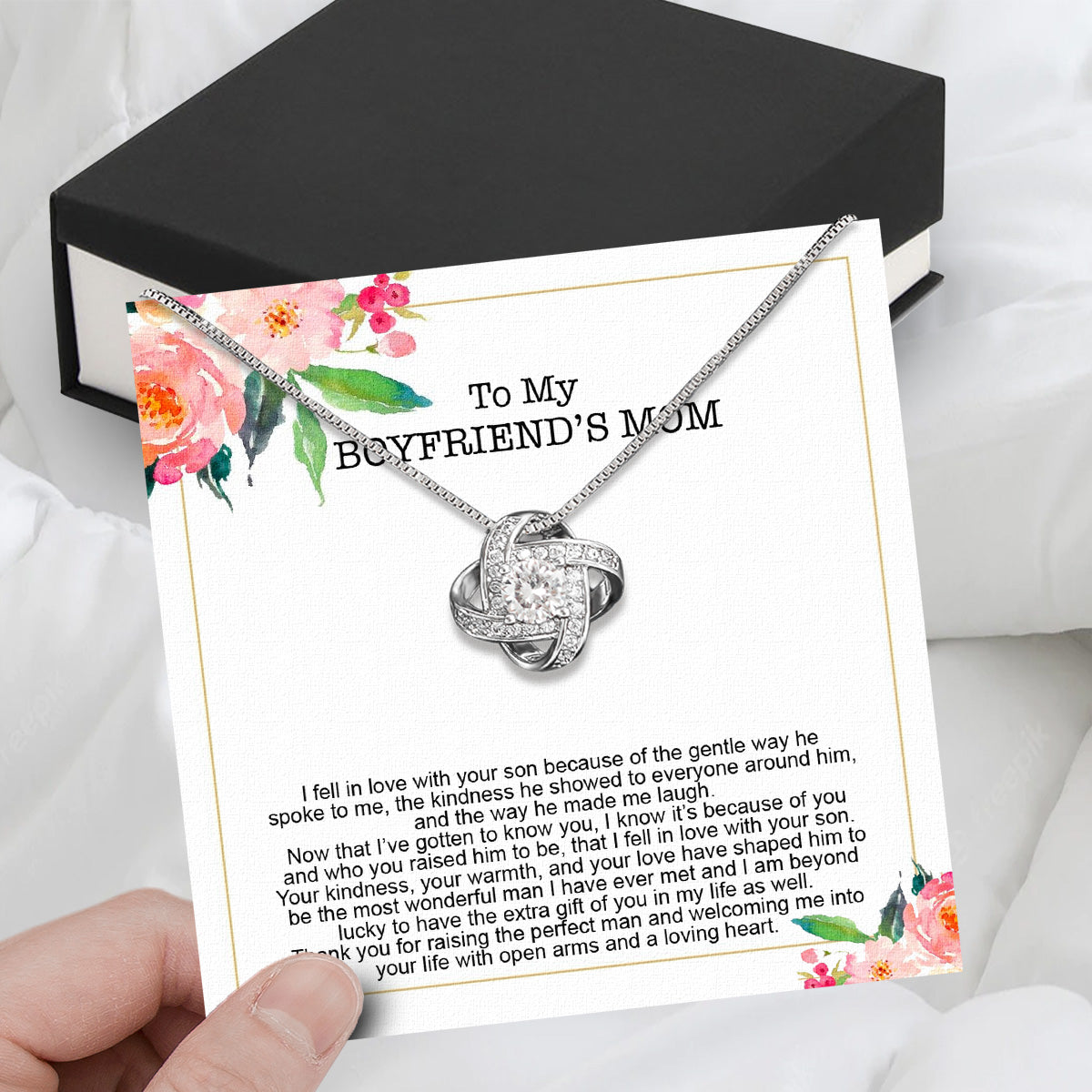 Boyfriend's Mom Necklace: A Heartfelt Gift for the Woman Who Raised Him