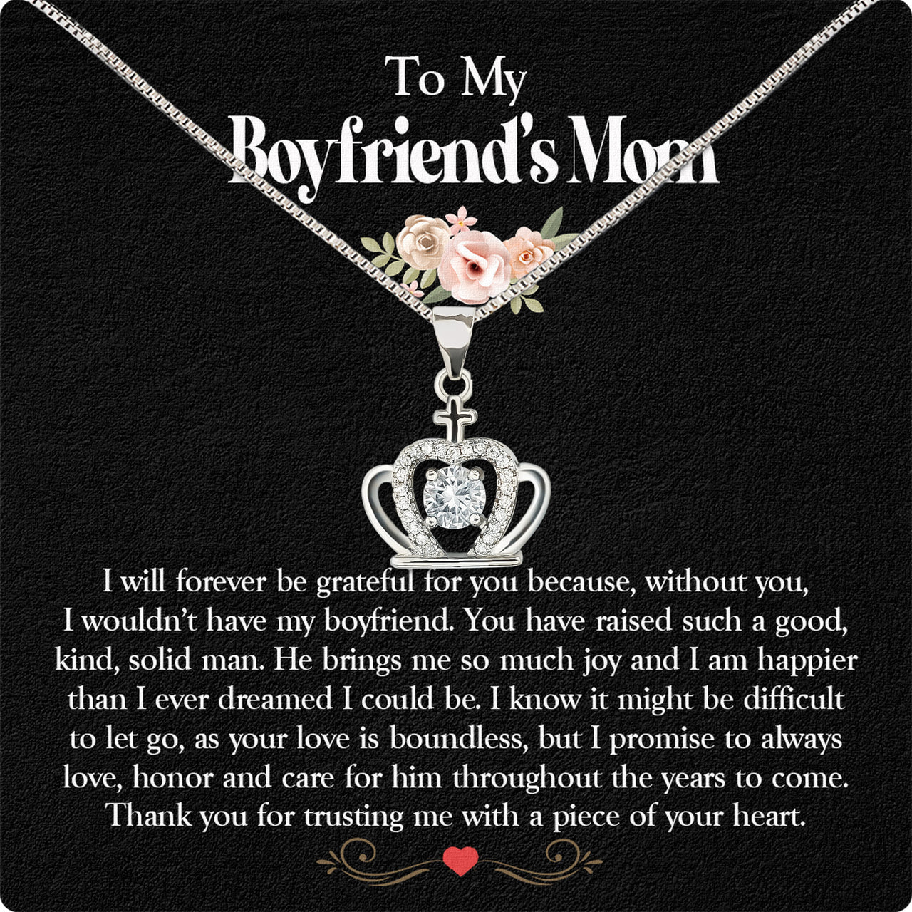 Boyfriend's Mom Necklace: A Heartfelt Gift for the Woman Who Raised Him