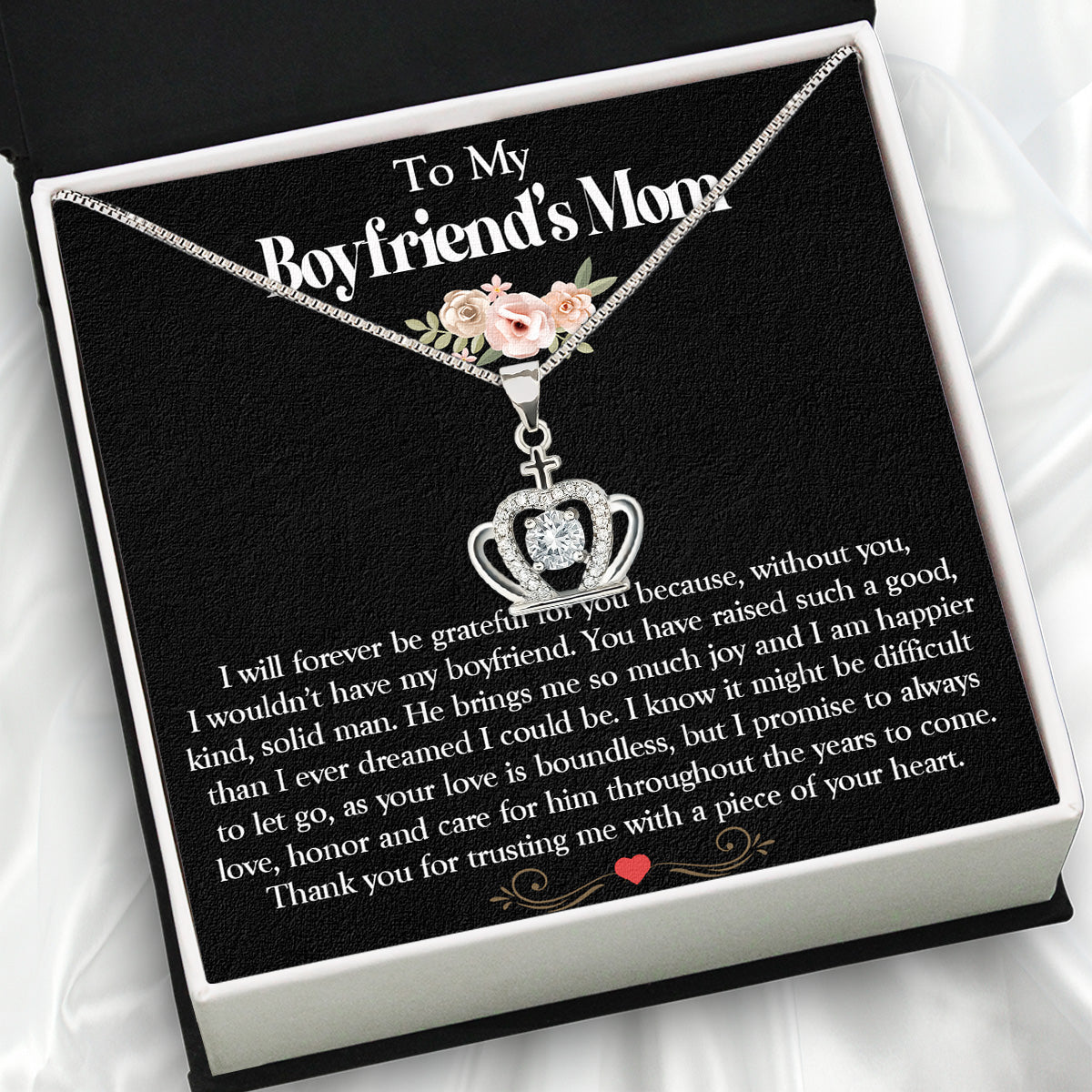 Boyfriend's Mom Necklace: A Heartfelt Gift for the Woman Who Raised Him