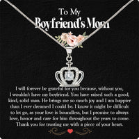 Thumbnail for Boyfriend's Mom Necklace: A Heartfelt Gift for the Woman Who Raised Him