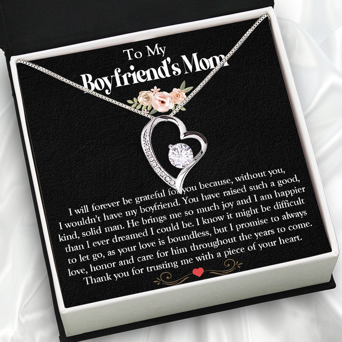 Boyfriend's Mom Necklace: A Heartfelt Gift for the Woman Who Raised Him