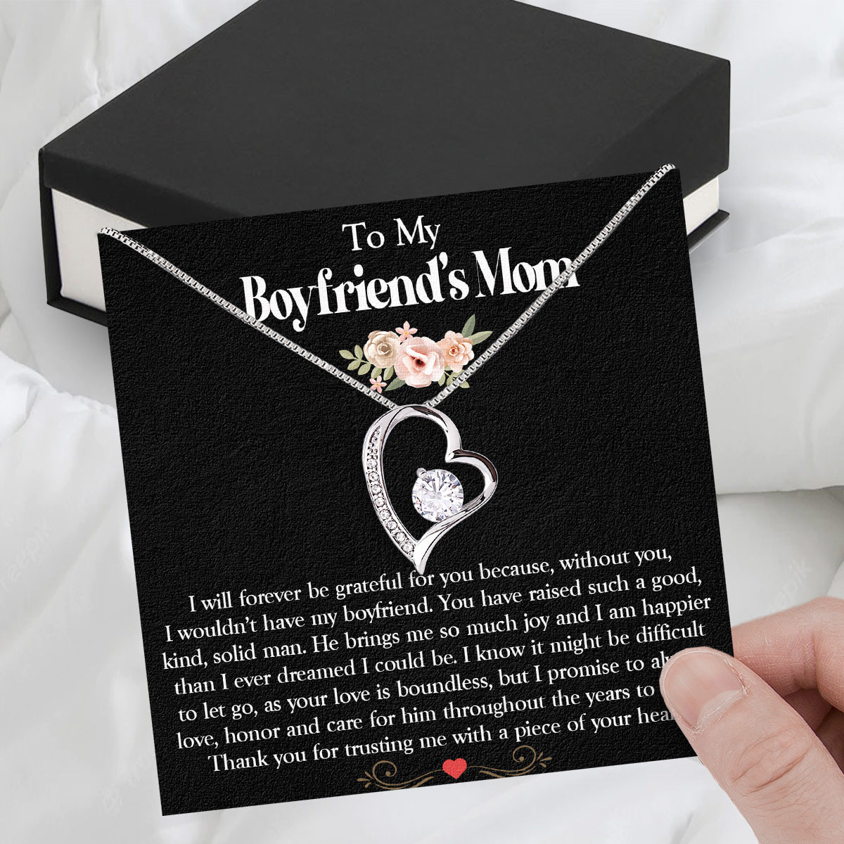 Boyfriend's Mom Necklace: A Heartfelt Gift for the Woman Who Raised Him