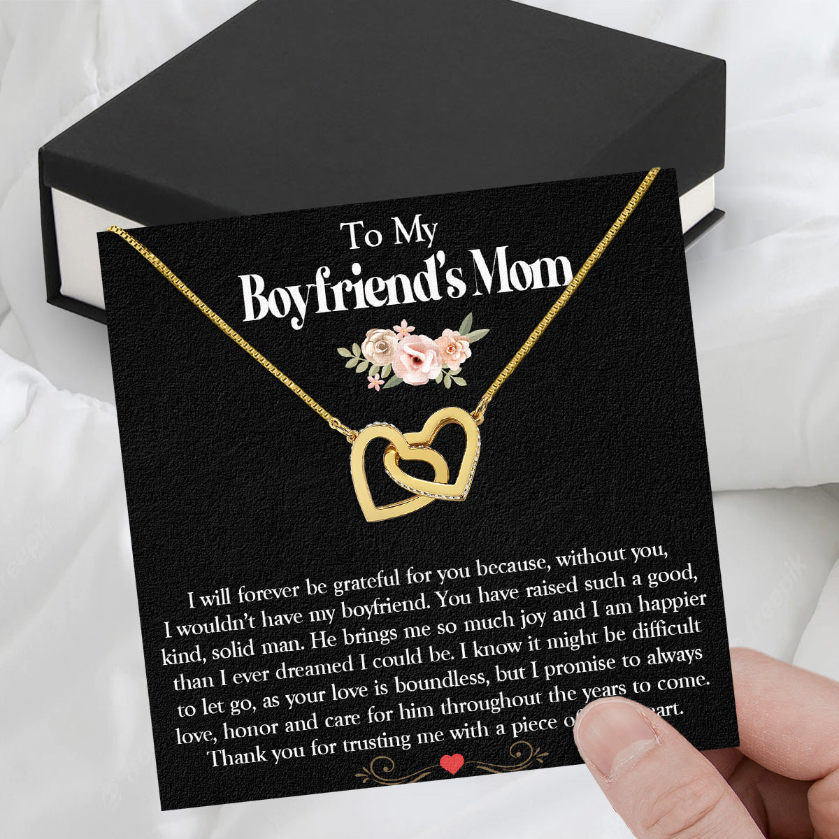 Boyfriend's Mom Necklace: A Heartfelt Gift for the Woman Who Raised Him