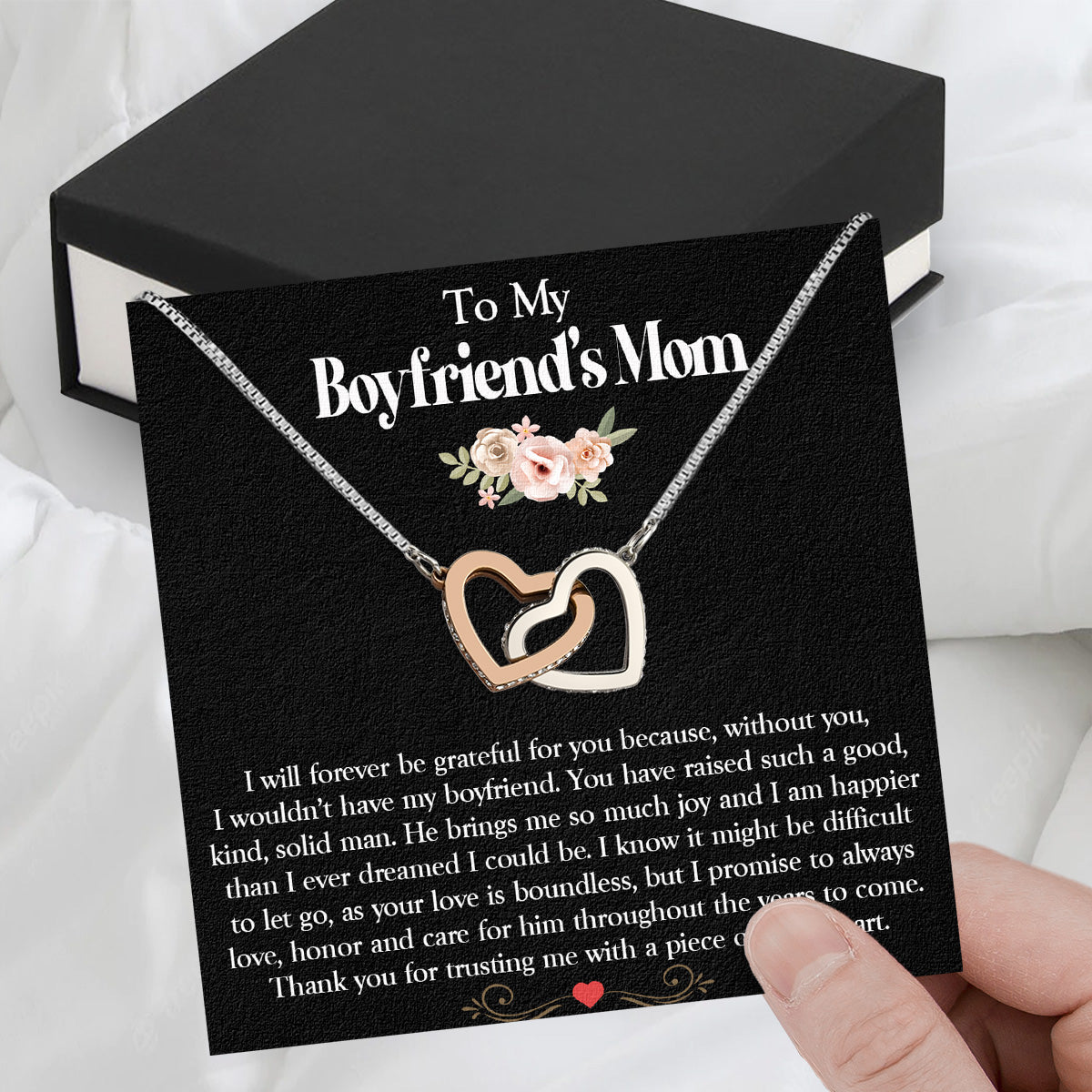 Boyfriend's Mom Necklace: A Heartfelt Gift for the Woman Who Raised Him