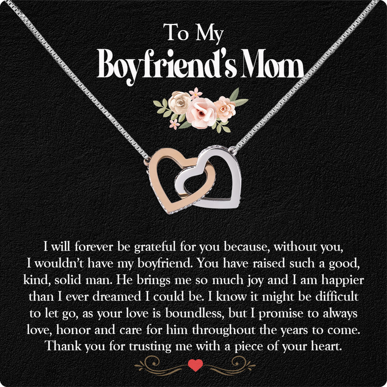 Boyfriend's Mom Necklace: A Heartfelt Gift for the Woman Who Raised Him