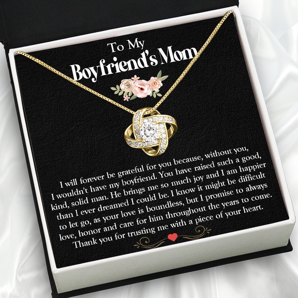 Boyfriend's Mom Necklace: A Heartfelt Gift for the Woman Who Raised Him