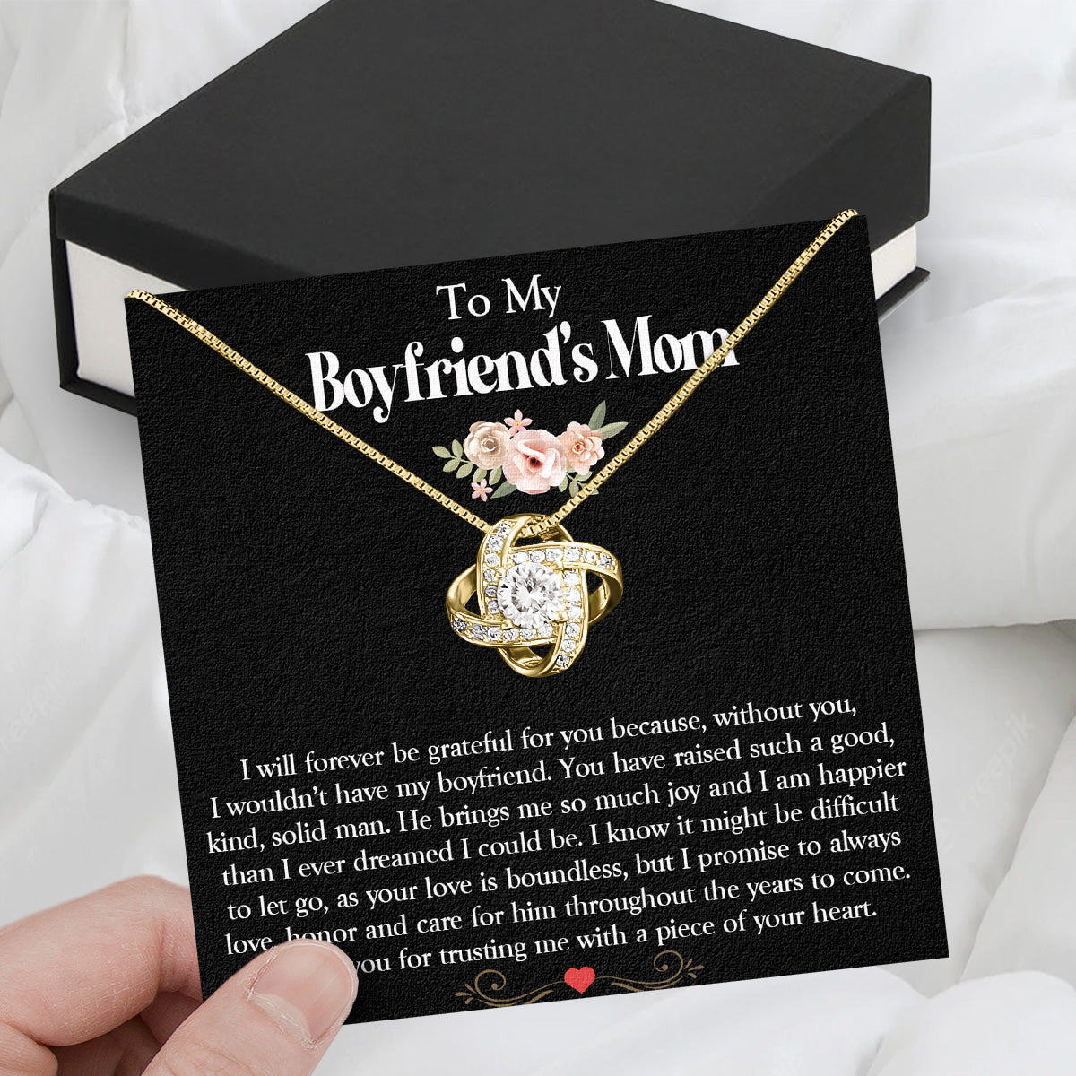 Boyfriend's Mom Necklace: A Heartfelt Gift for the Woman Who Raised Him