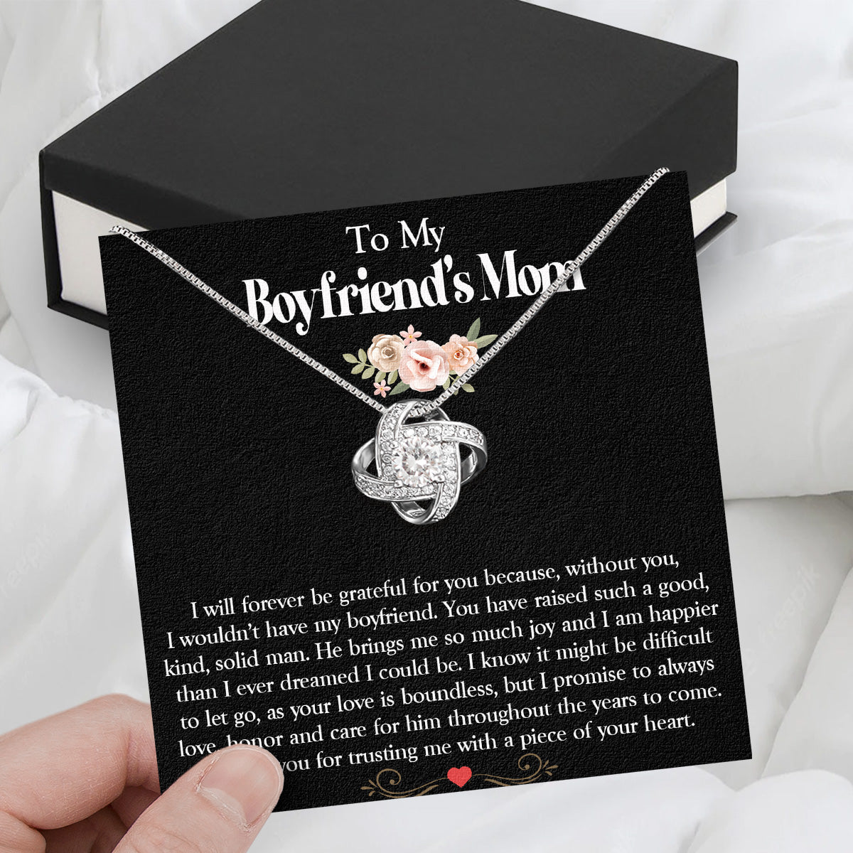 Boyfriend's Mom Necklace: A Heartfelt Gift for the Woman Who Raised Him