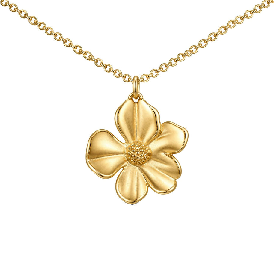 To My Daughter With Heartfelt Message - Cosmos Flower Necklace For Daughter - Always In Mine
