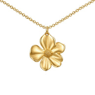 To My Daughter With Heartfelt Message - Cosmos Flower Necklace For Daughter - Always In Mine