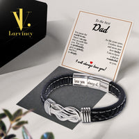 Thumbnail for Bracelet Necklace Gifts For Dad With Personalized Message Card Necklace