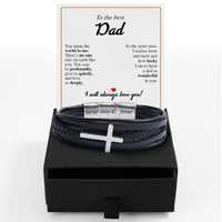 Thumbnail for Bracelet Necklace Gifts For Dad With Personalized Message Card Necklace