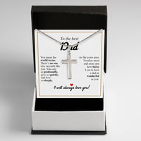 Thumbnail for Cuban Necklace Gifts For Dad With Personalized Message Card Necklace