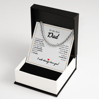 Thumbnail for Cuban Necklace Gifts For Dad With Personalized Message Card Necklace