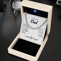 Thumbnail for Cuban Necklace Gifts For Dad With Personalized Message Card Necklace