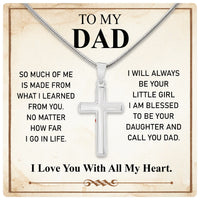 Thumbnail for Cuban Necklace Gifts For Dad With Personalized Message Card Necklace