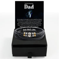 Thumbnail for Bracelet Necklace Gifts For Dad With Personalized Message Card Necklace