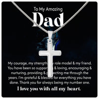 Thumbnail for Cuban Necklace Gifts For Dad With Personalized Message Card Necklace