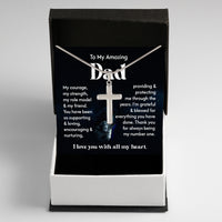 Thumbnail for Cuban Necklace Gifts For Dad With Personalized Message Card Necklace