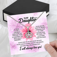 Thumbnail for To My Daughter Necklace With Personalized Message Card