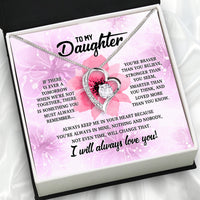 Thumbnail for To My Daughter Necklace With Personalized Message Card