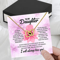 Thumbnail for To My Daughter Necklace With Personalized Message Card