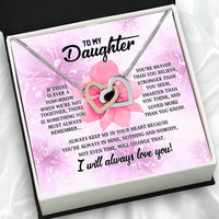 Thumbnail for To My Daughter Necklace With Personalized Message Card