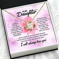 Thumbnail for To My Daughter Necklace With Personalized Message Card