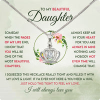 Thumbnail for To My Daughter Necklace With Personalized Message Card